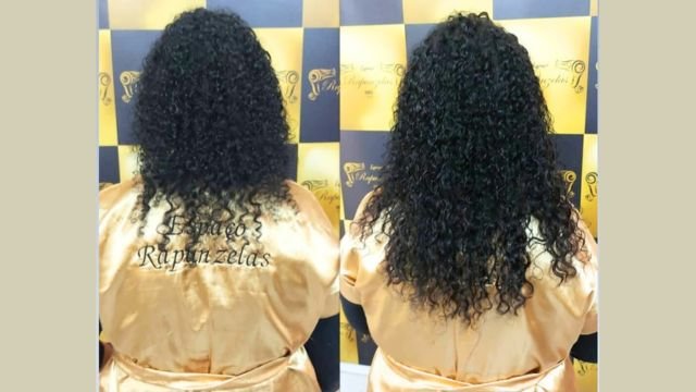 Cabelos Longos e Volumosos – Mega Hair Cacheado